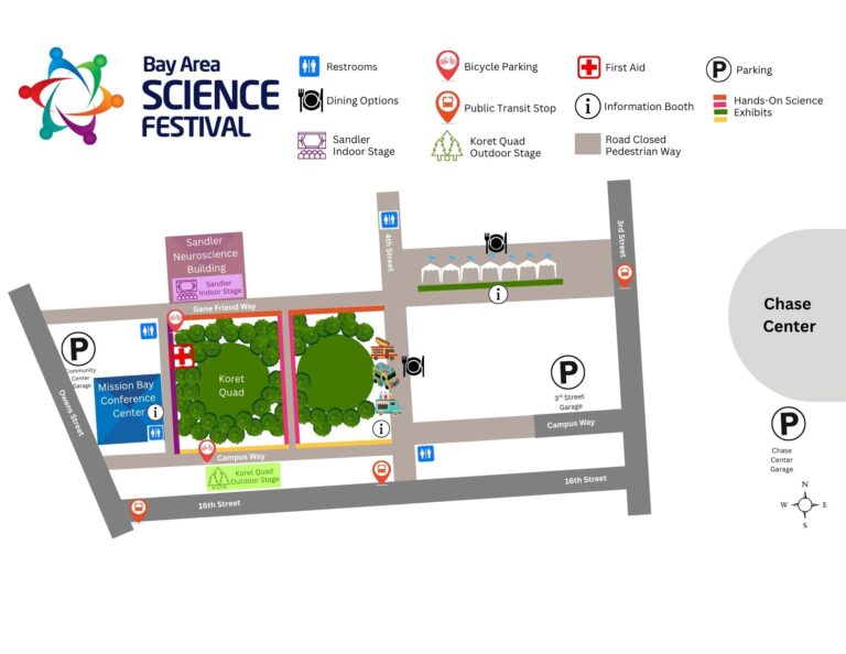 Simple Bay Area Science Festival Map